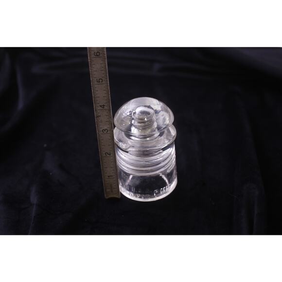 Vintage, Pyrex, Clear, Glass Insulator, Electrical, Vintage, ~ 250724-WH 1331 - Picture 2 of 3